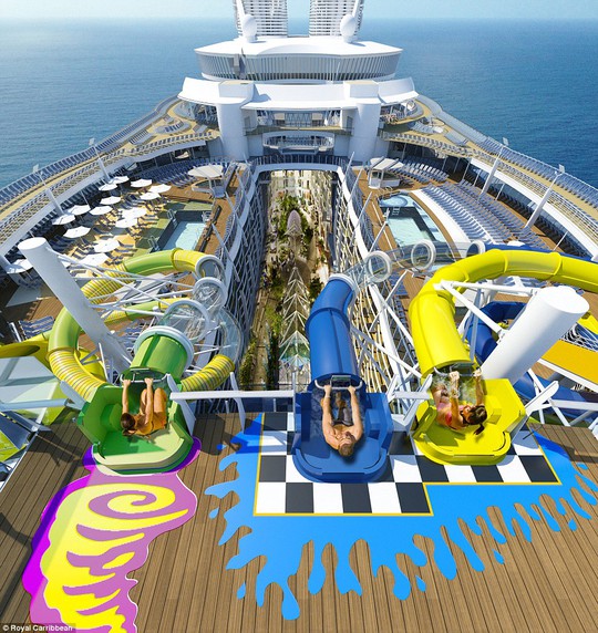 Du thuyền có 16 tầng. Ảnh: Royal Caribbean