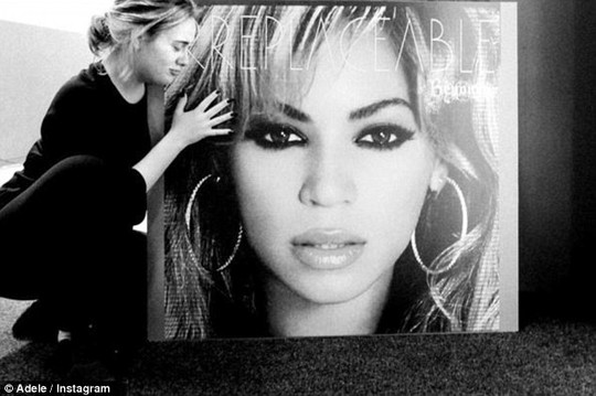 Adele ngưỡng mộ Beyonce