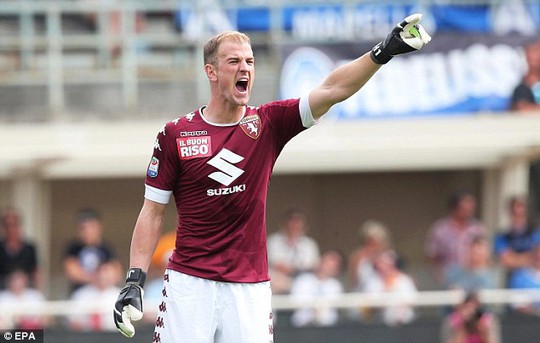 
Joe Hart gây thất vọng trận ra mắt Torino
