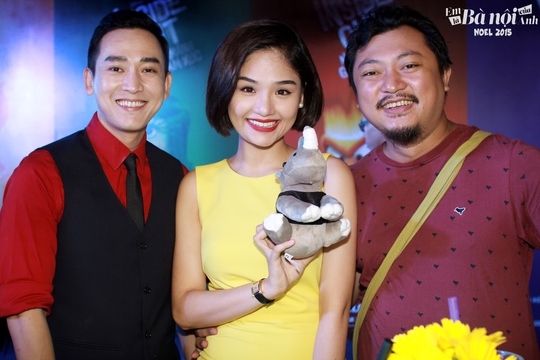 Đạo diễn Phan Gia Nhật Linh (bìa phải) cùng 2 diễn viên Hứa Vĩ Văn và Miu Lê. (Ảnh do nghệ sĩ cung cấp)