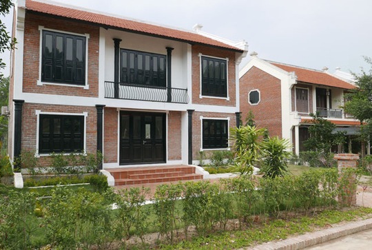 Khu biệt thự xây trái phép ở xã Yên Bài, huyện Ba Vì Ảnh: Nguyễn Hải