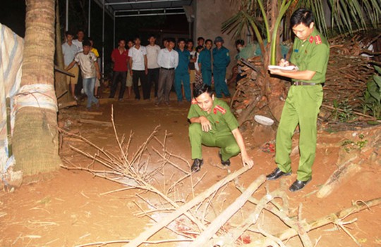 Công an tỉnh Thanh Hóa khám nghiệm hiện trường