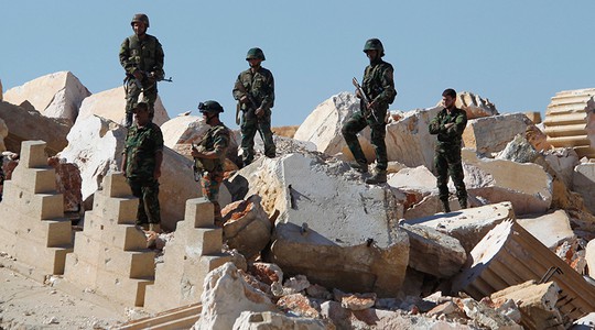 Quân đội Syria đang trên đà thắng thế. Ảnh: Reuters
