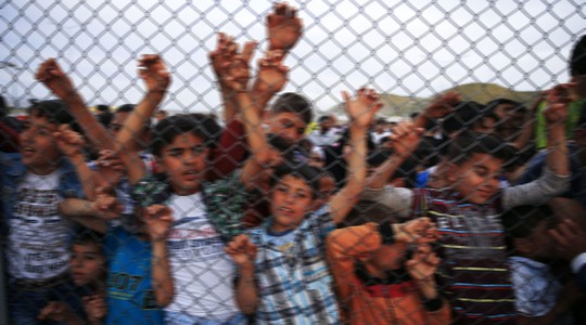 
Trẻ em Syria tại trại tị nạn Nizip. Ảnh: REUTERS
