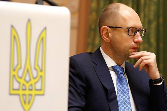 
Cựu Thủ tướng Ukraine Arseniy Yatsenyuk. Ảnh: REX
