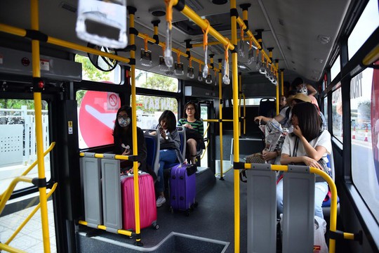 Xe buýt mới với thiết kế hiện đại, văn minh, sạch đẹp chắc chắn sẽ thu hút khách Ảnh: LÊ QUÂN
