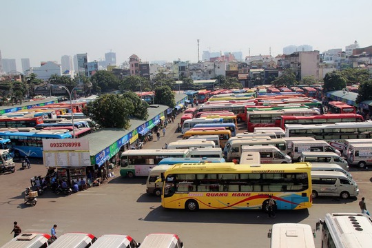 Bến xe Miền Đông (quận Bình Thạnh, TP HCM) đã lên kế hoạch chuẩn bị xe để đáp ứng đủ nhu cầu đi lại của hành khách trong dịp lễ