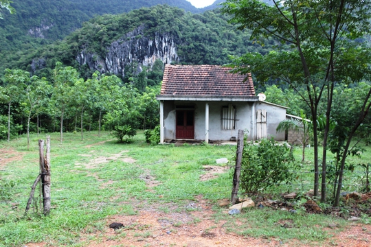 Nhiều ngôi nhà ở Làng Thanh niên lập nghiệp A Sờ (Quảng Nam) bị bỏ hoang Ảnh: Trần Thường