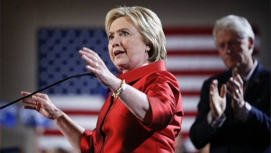 Bà Hillary Clinton thắng bầu cử sơ bộ ở Nevada. Ảnh: AP