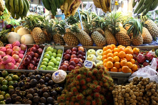 
Trái cây Thái xuất hiện ngày càng nhiều trên các sạp bán trái cây tại Việt Nam.
