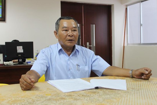 
Ông Nguyễn Sơn Long trình bày bức xúc tại Báo Người Lao Động

