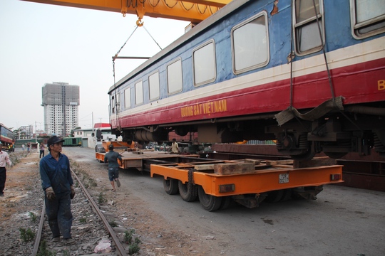 
Những toa tàu cũ hiện đang được khai thác
