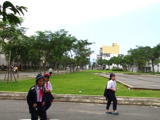 
Các em học sinh sẽ không còn chỗ vui chơi ở công viên Thuận Phước này
