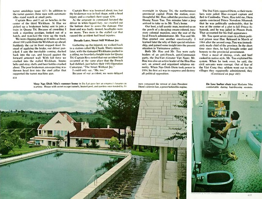 Tạp chí National Geographic giới thiệu về biệt điện Trần Lệ Xuân vào năm 1964