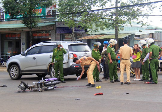 
Hiện trường vụ tai nạn
