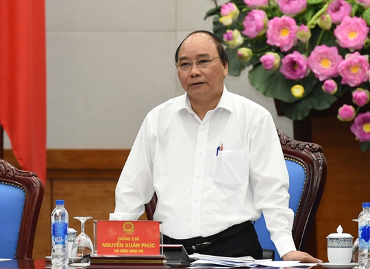 Thủ tướng Nguyễn Xuân Phúc chủ trì phiên họp Thường trực Chính phủ đầu tiên