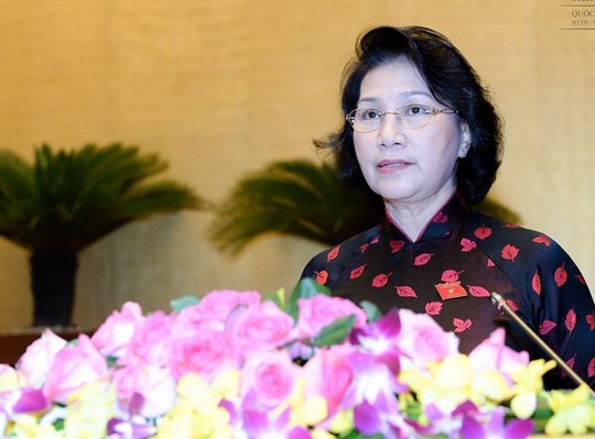 Bà Nguyễn Thị Kim Ngân được giới thiệu làm Chủ tịch QH khoá XIV