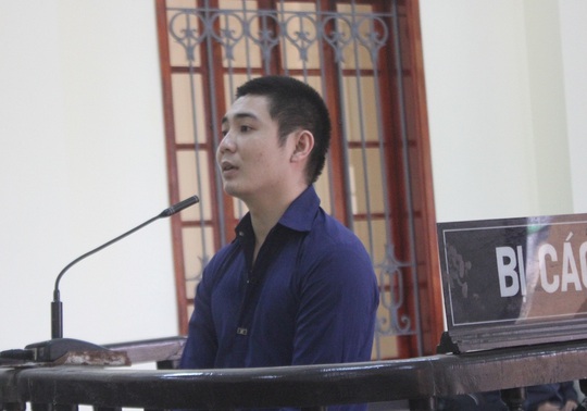 
Bị cáo Trần Văn Giang tại phiên tòa - Ảnh: Tân Kỳ
