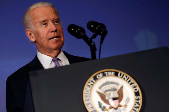 
Phó Tổng thống Mỹ Joe Biden phát biểu trong một cuộc họp báo ở Washington hôm 20-6. Ảnh: Reuters
