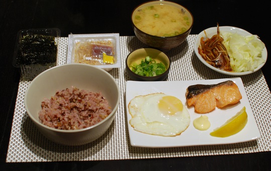 
Bữa sáng truyền thống của người Nhật.
