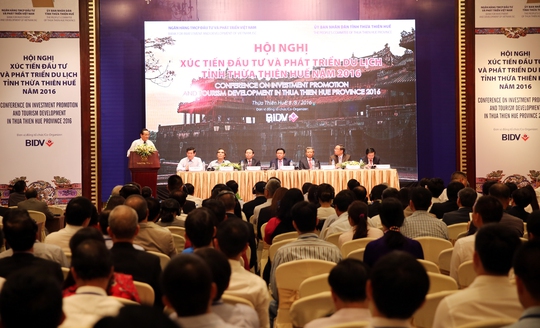 
500 doanh nghiệp đến dự hội nghị Xúc tiến đầu tư và phát triển du lịch Thừa Thiên Huế - Ảnh: Thành Chung
