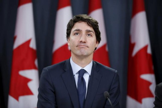 
Thủ tướng Canada Justin Trudeau tuyên bố rút 6 chiến đấu cơ tại Ottawa hôm 8-2. Ảnh: Reuters
