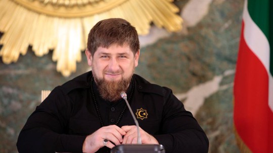 
Lãnh đạo Chechnya Ramzan Kadyrov. Ảnh: AP
