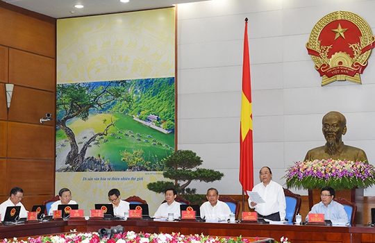 Thủ tướng chủ trì phiên họp Chính phủ thường kỳ tháng 5-2016