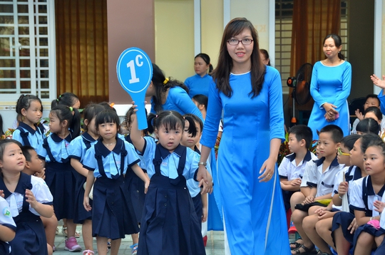 Việc nhận xét, đánh giá học sinh tiểu học cần đi vào thực chất Ảnh: TẤN THẠNH