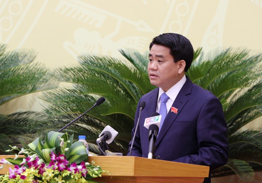 Chủ tịch UBND Hà Nội Nguyễn Đức Chung - Ảnh: Nguyễn Dương
