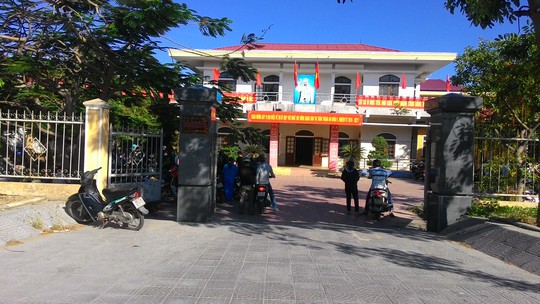 Trụ sở UBND thị trấn Thuận An, nơi ông Bôn làm việc