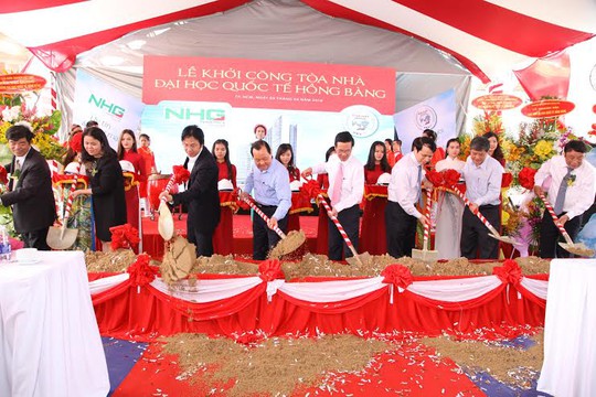 Lễ khởi công xây dựng tòa nhà ĐH Quốc tế Hồng Bàng