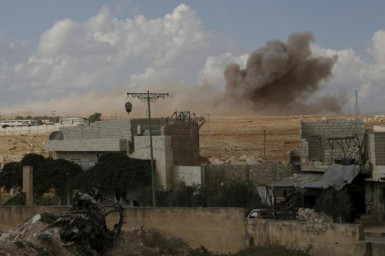 Nga không kích hỗ trợ đồng minh Syria tái chiếm lại các khu vực mà IS kiểm soát. Ảnh: Reuters