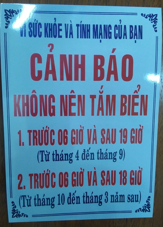 
TP Vũng Tàu tiếp tục lắp đặt biển cảnh báo tại các bãi biển

