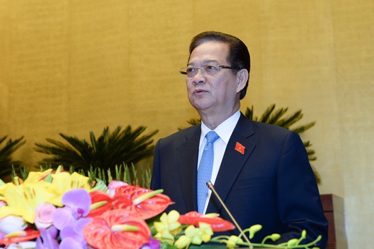
Thủ tướng Nguyễn Tẫn Dũng thừa nhận năng lực dự báo còn hạn chế - Ảnh: Nguyễn Nam.
