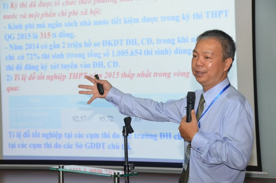 
TS Nguyễn Quốc Chính, Trưởng Ban ĐH và Sau ĐH, ĐH Quốc gia TP HCM
