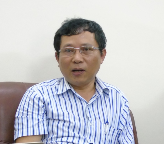 
Ông Lê Thanh Hải, Phó Tổng Giám đốc Trung tâm khí tượng thủy văn Quốc gia, khẳng định thiết bị của Trung Quốc không ảnh hưởng đến chất lượng dự báo bão - Ảnh: Văn Duẩn
