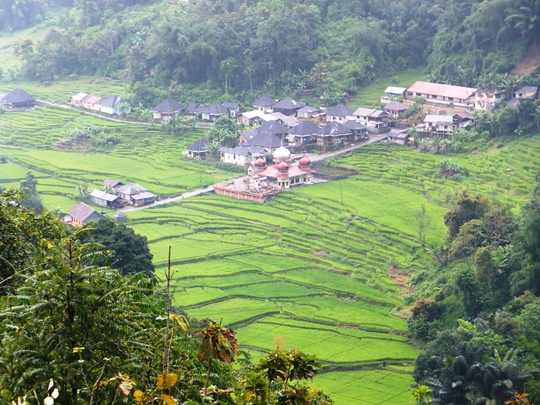 
thung lũng Panorama Sungai Landia
