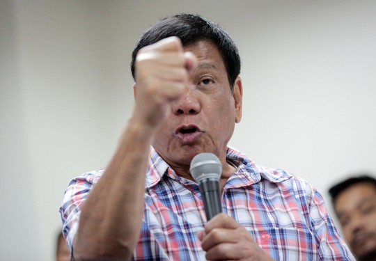 
Tổng thống Duterte. Ảnh: Inquirer.net
