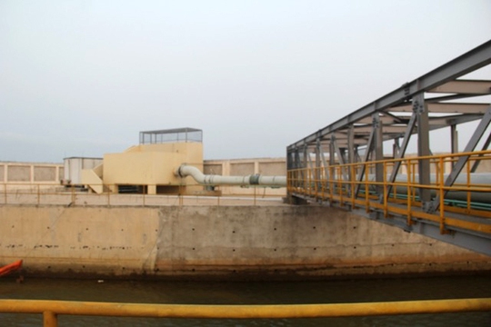 Một phần hệ thống xử lý nước xả thải của Formosa - Ảnh: VNN