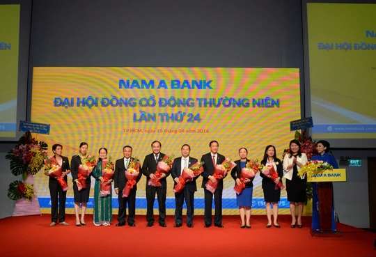 
Các thành viên HĐQT và Ban Kiểm soát Nam A Bank nhiiệm kỳ mới (2016-2021)
