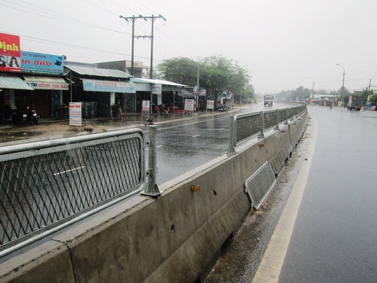 
Lưới chống lóa bị tháo bỏ ở gần Khu công nghiệp Suối Dầu (huyện Cam Lâm, Khánh Hòa)
