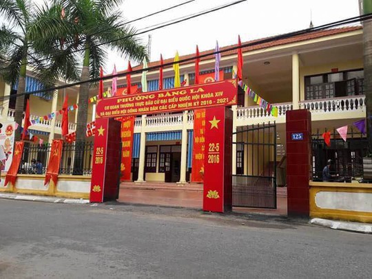 
Trụ sở phường Bàng La, nơi ông Hoàng Đăng Giảng công tác
