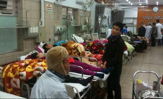 
Số bệnh nhân cấp cứu tại Bệnh viện Bạch Mai
