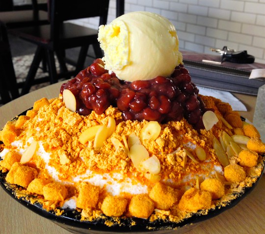 
Bingsu đậu đỏ thơm ngon
