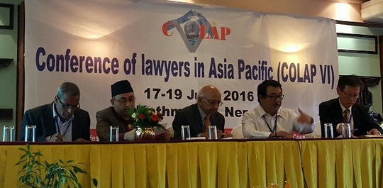 Hội nghị Luật gia Châu Á – Thái Bình Dương lần thứ 6 tại Kathmandu, Nepal tháng 6-2016