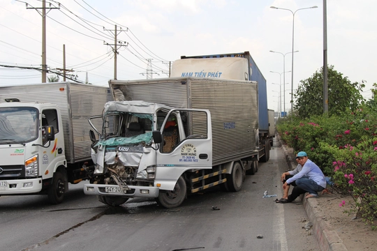 Hiện trường vụ tai nạn.