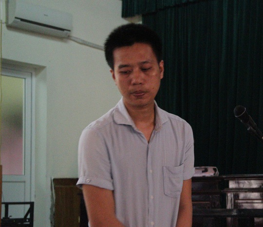 
Nguyễn Tiến Quân tại phiên tòa
