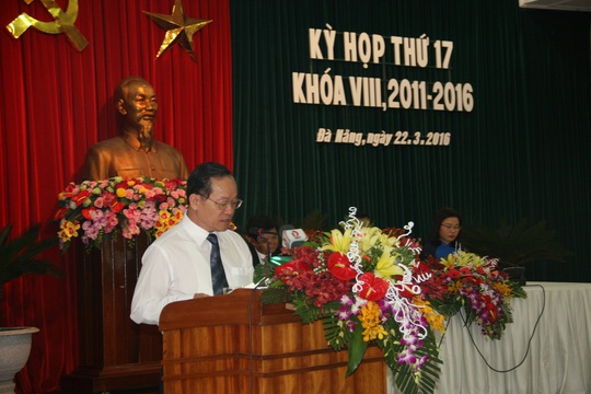 Nguyễn Mạnh Hùng, Chủ tịch UBMTTQ Việt Nam TP Đà Nẵng truyền đạt lại ý kiến của cử tri