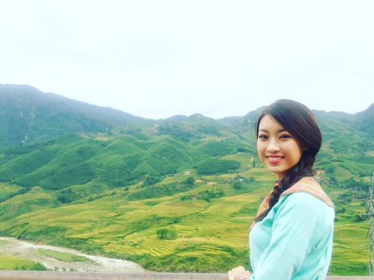 Hoa hậu Đỗ Mỹ Linh quảng bá du lịch tại Sapa